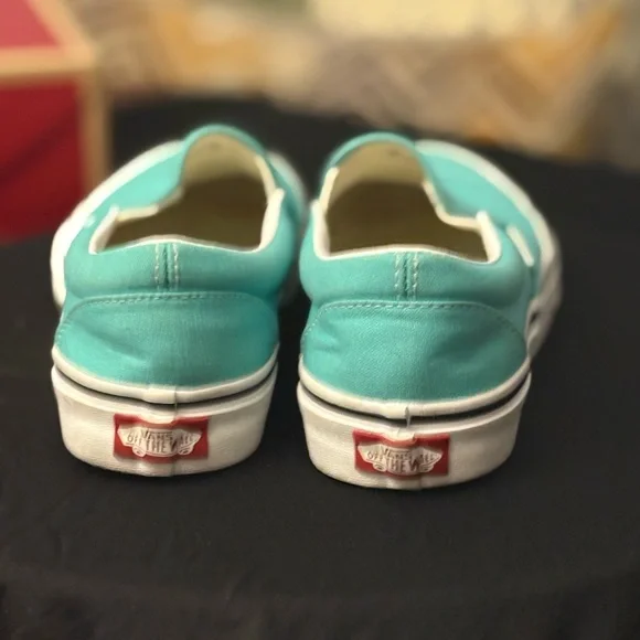 Vans Turquoise Slip-On Shoes - Picture 3 of 4